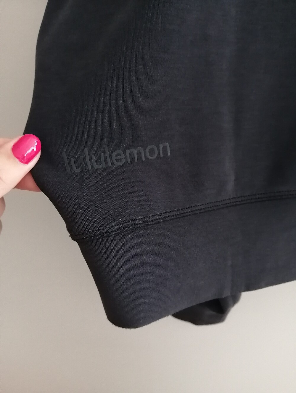 Lululemon Softstreme Perfectly Oversized Cropped Crew Pullover Sweater Black 8 - Picture 11 of 16